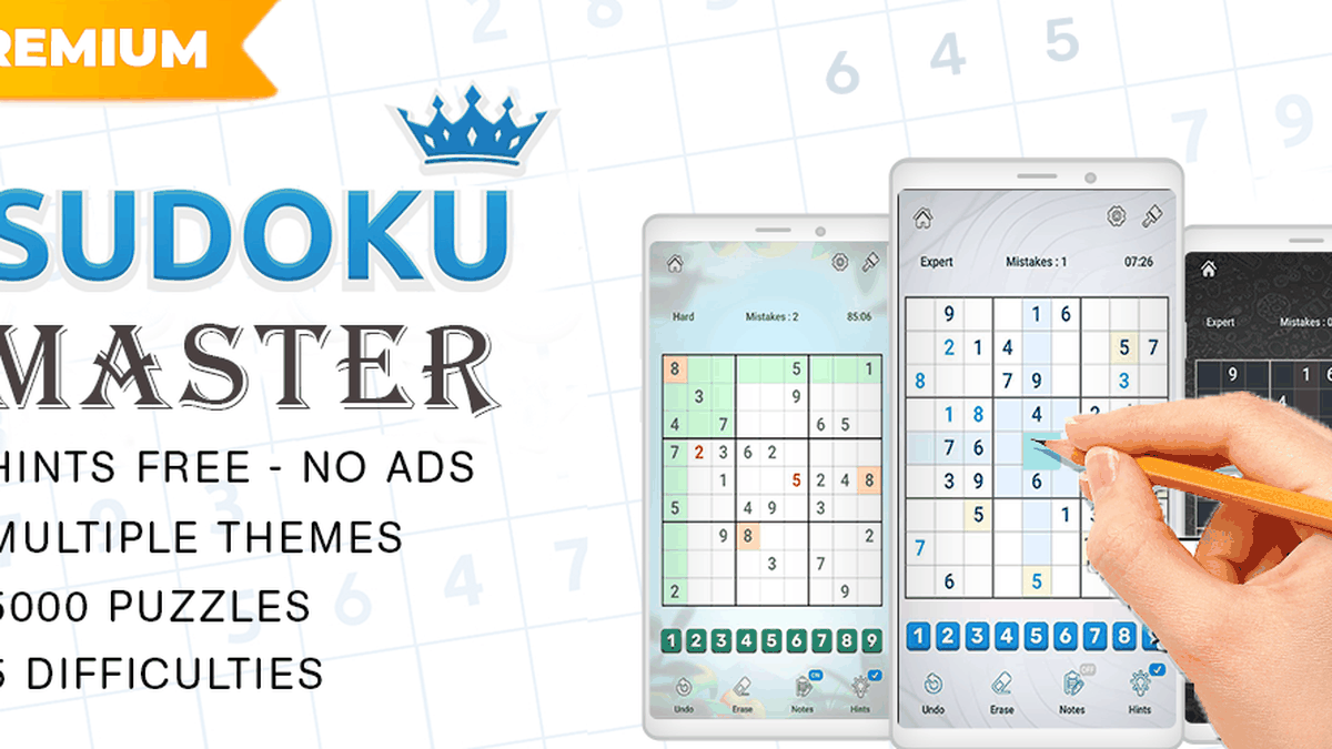 Sudoku Master Premium: Offline gameplay screenshot