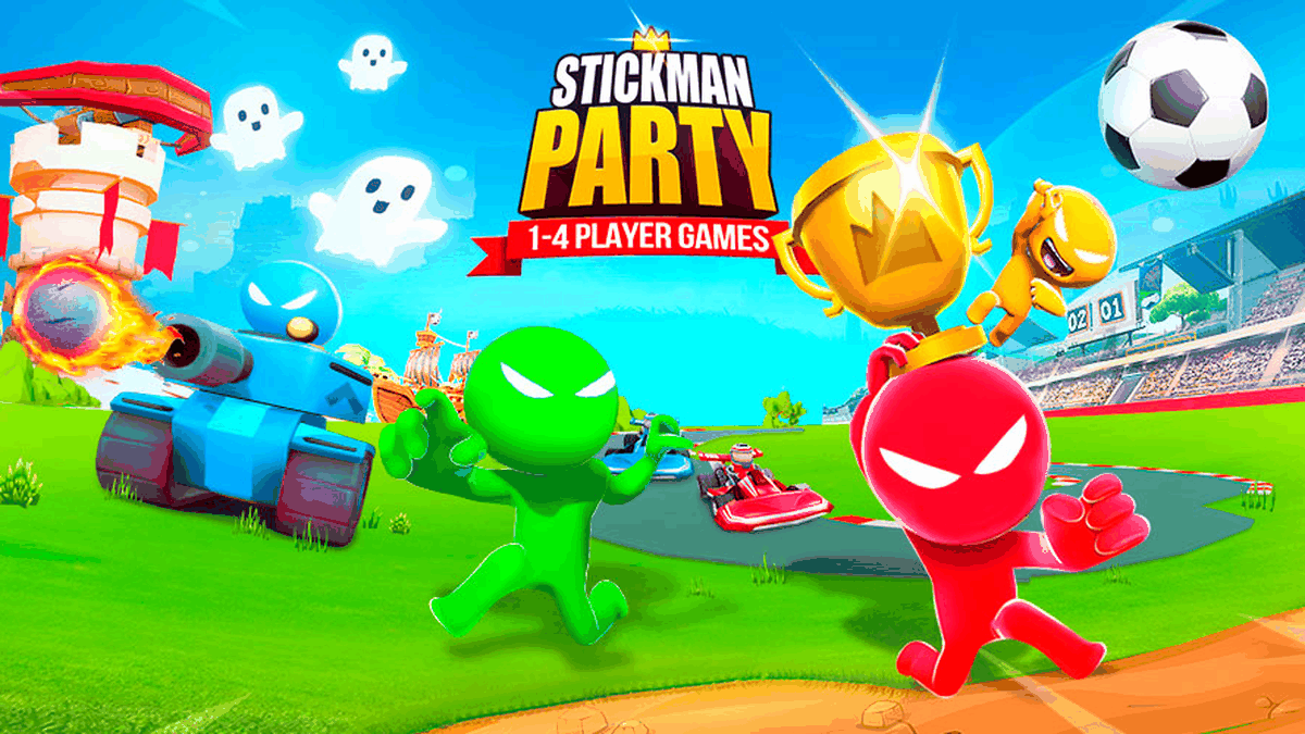 Stickman Party 234 MiniGames gameplay screenshot