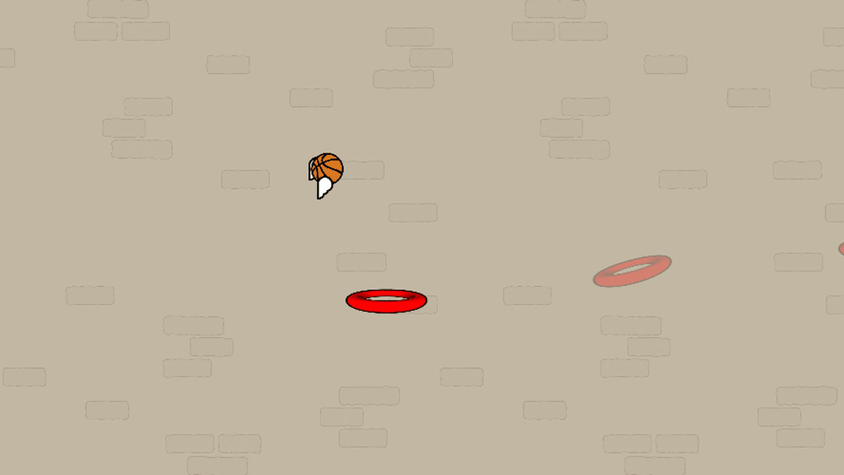 Flappy Dunk gameplay screenshot