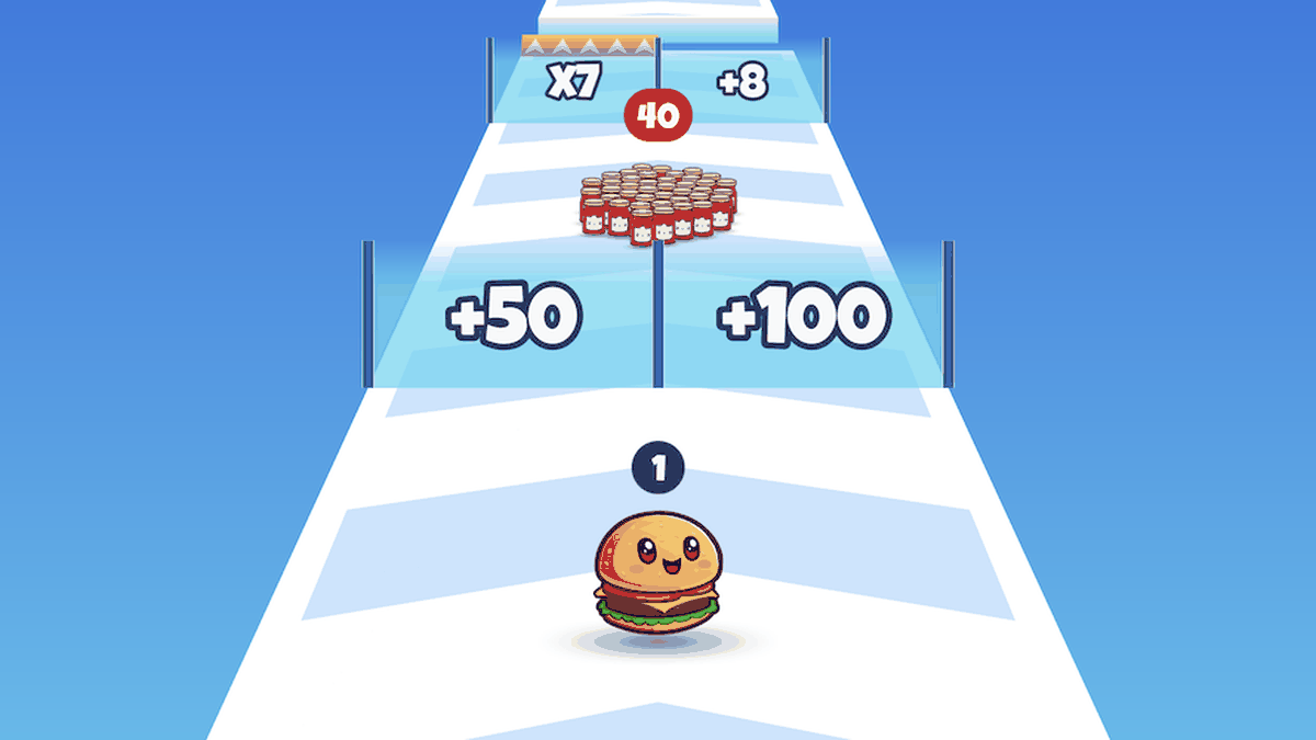 Food Run - Crowd Control Game gameplay screenshot