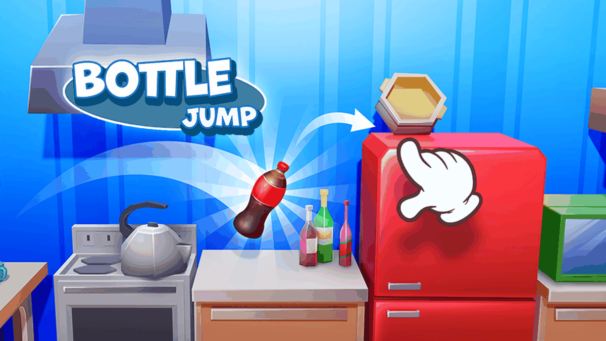 Bottle Jump 3D gameplay screenshot