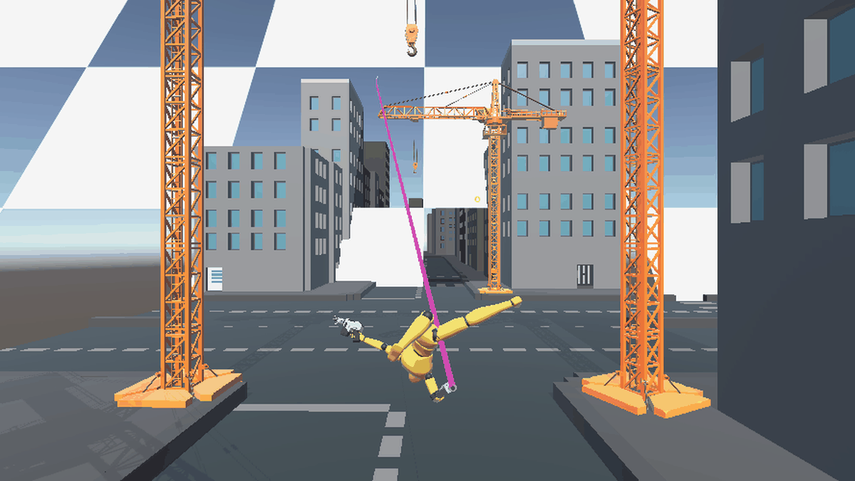 Grapple Hook Hero : Zip Action gameplay screenshot