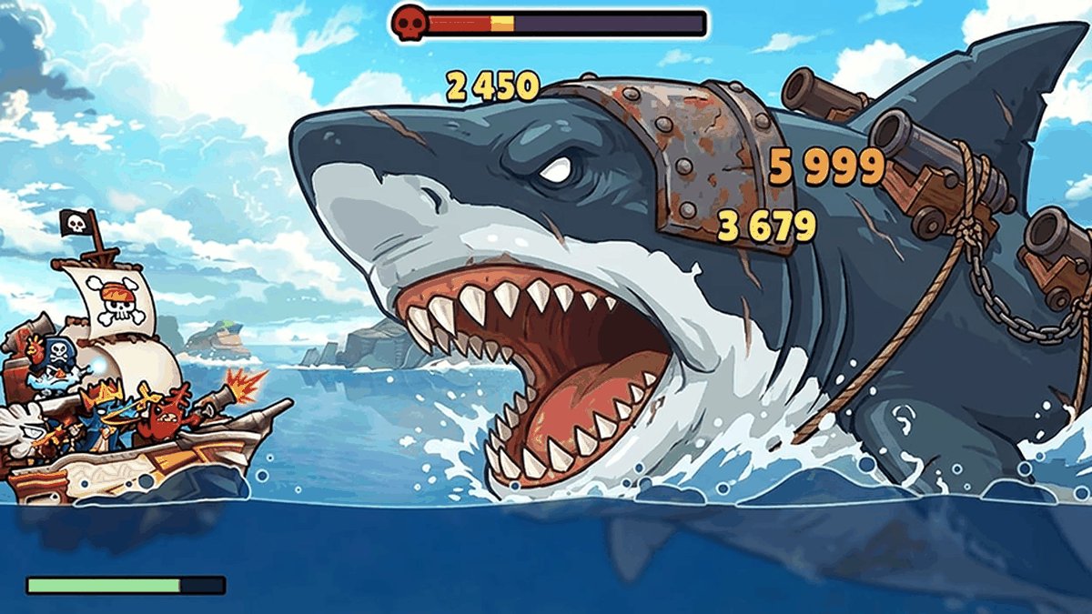 Bounty Bash: Idle Pirate RPG gameplay screenshot