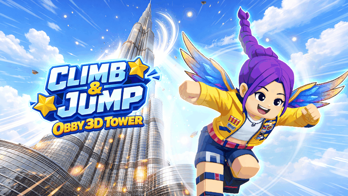 Climb & Jump: Obby 3D Tower gameplay screenshot