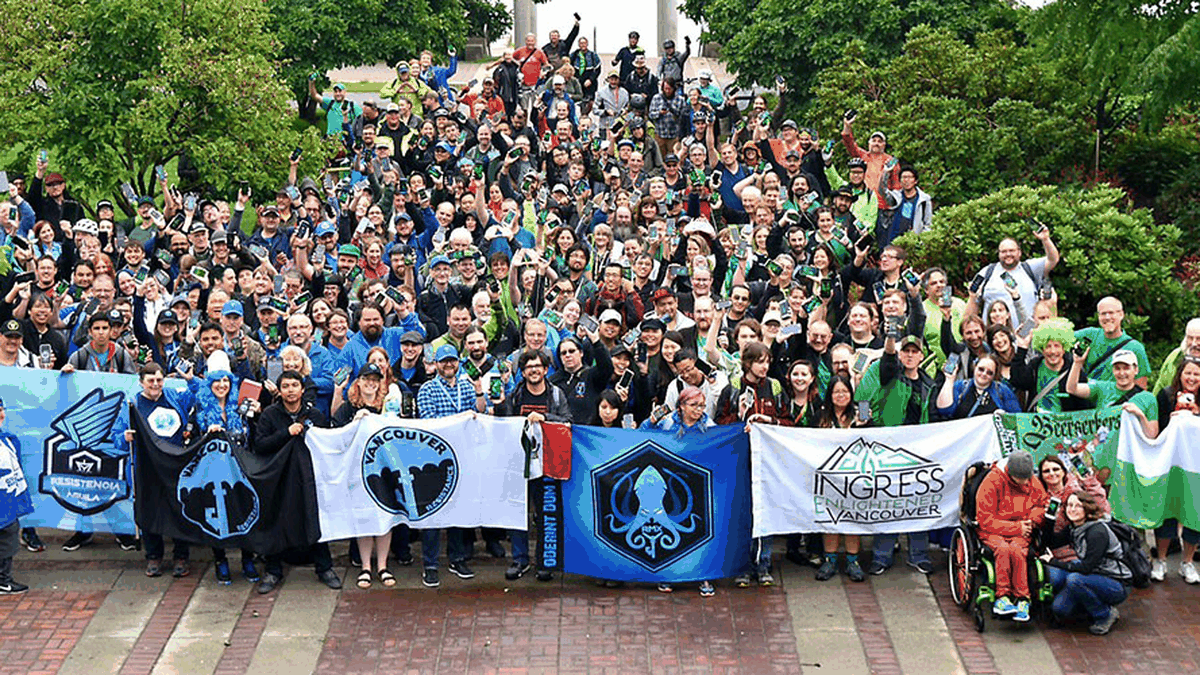 Ingress gameplay screenshot