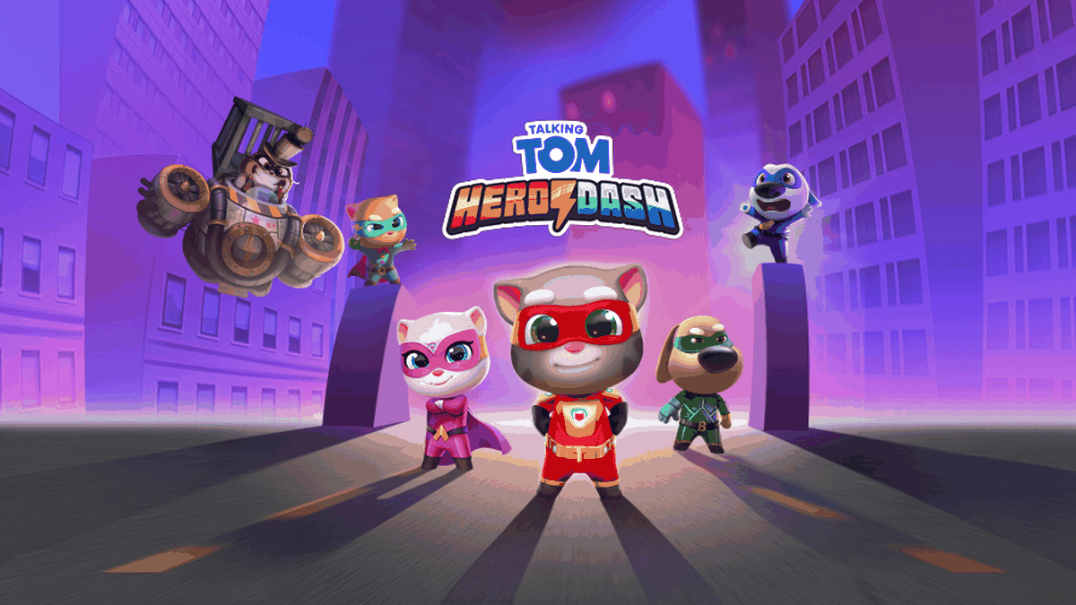 Talking Tom: Hero Dash Run gameplay screenshot