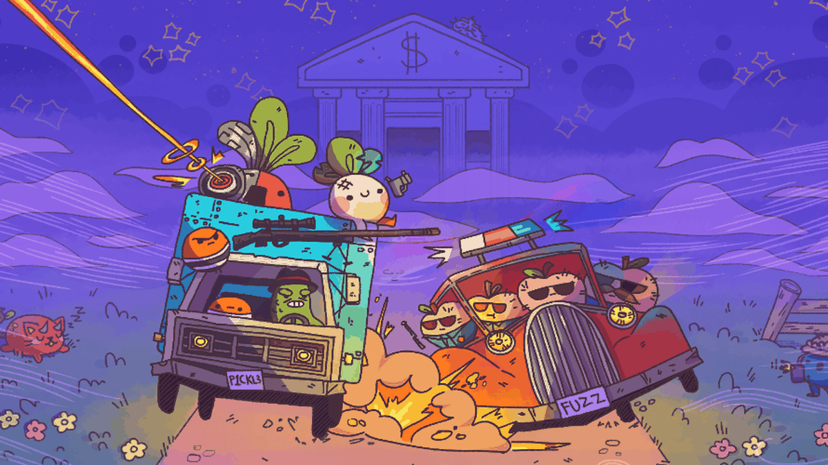 Turnip Boy Robs a Bank gameplay screenshot