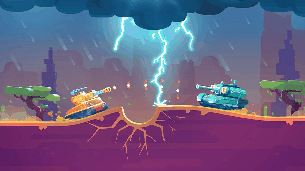 Tank Stars gameplay screenshot