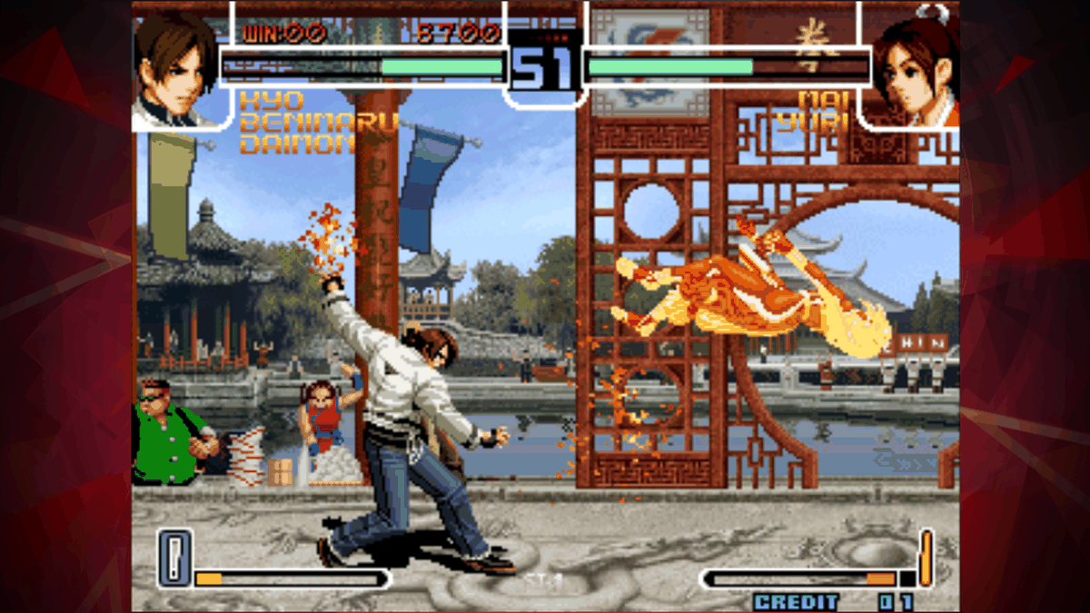 KOF 2002 ACA NEOGEO gameplay screenshot