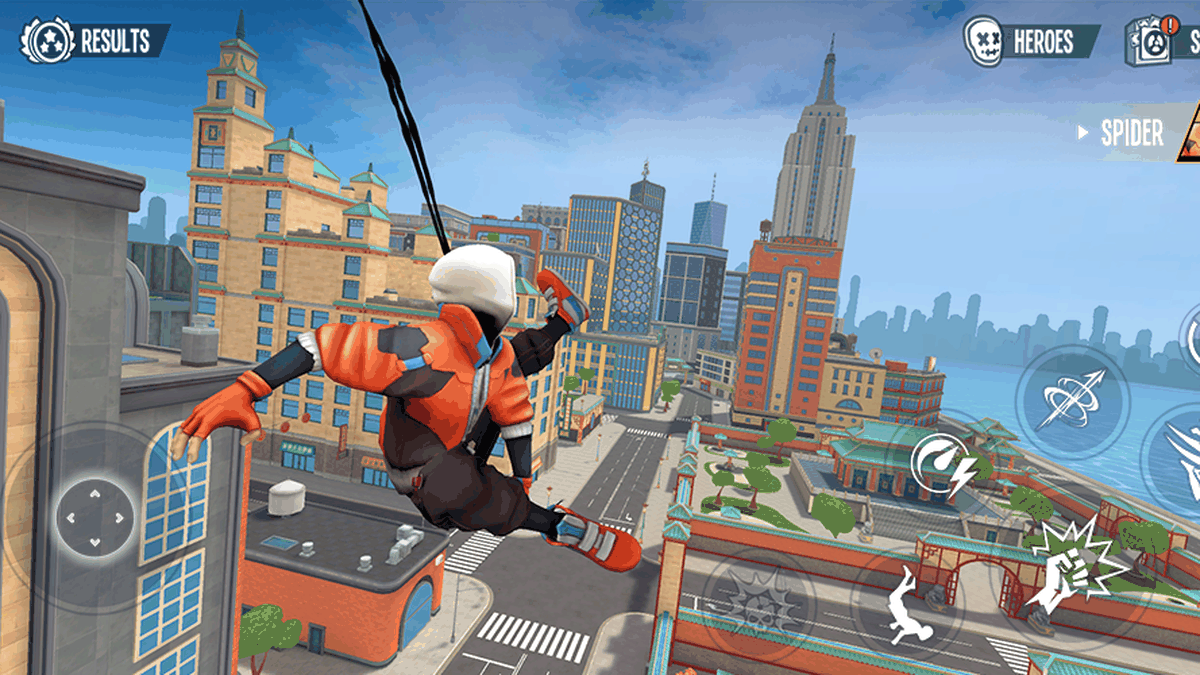Spider Fighter 3: Action Game gameplay screenshot