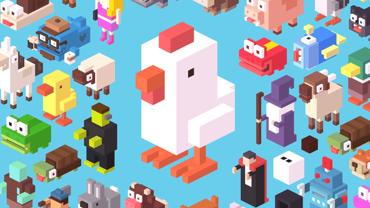 Crossy Road gameplay screenshot