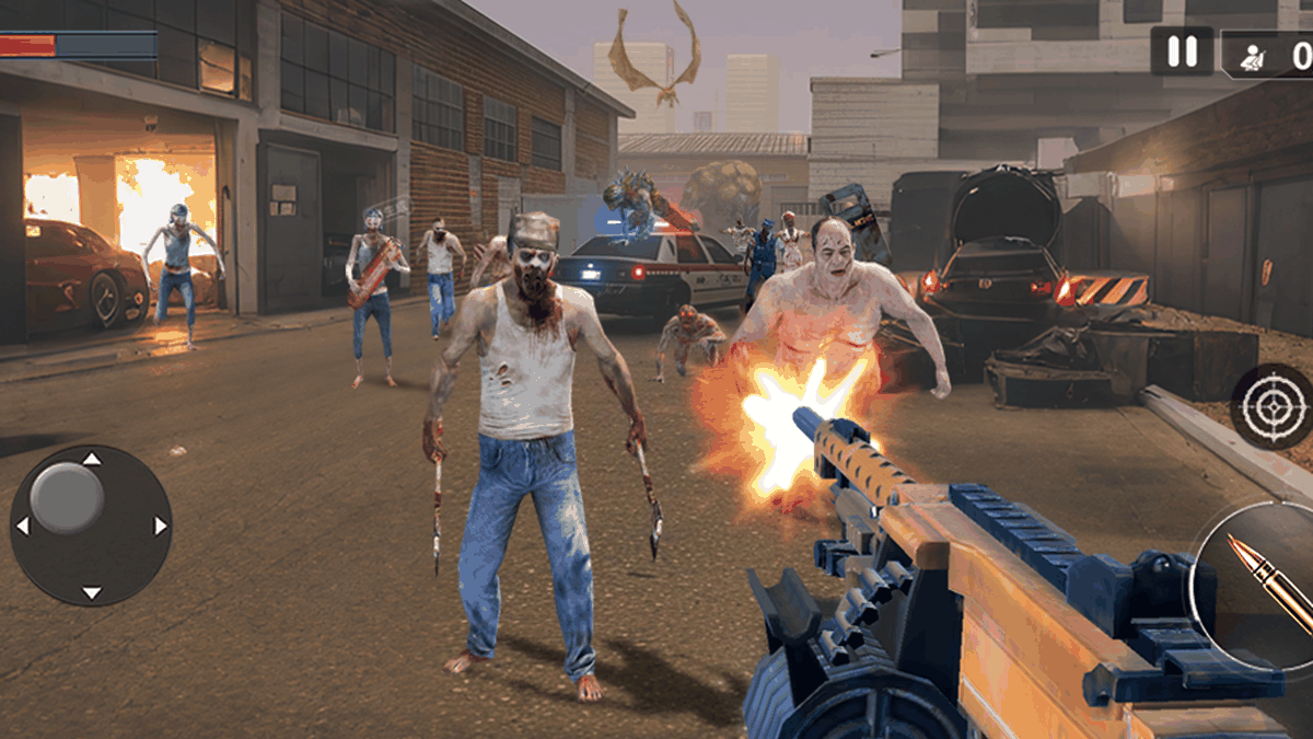 Zombie Strike: Shoot Fire gameplay screenshot